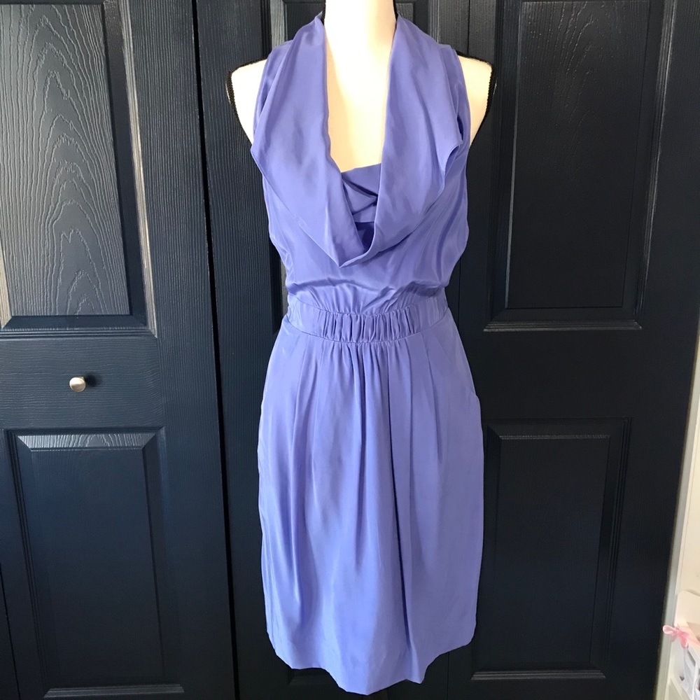 BCBG Silk Racerback Dress w/ Pockets